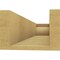 Ekena Millwork 6in. W x 4in. H x 24in. L Rivera Woodgrain TimberThane Rafter Tail, Primed Tan RFTUR06X04X24RIVRCPR - alternate 4